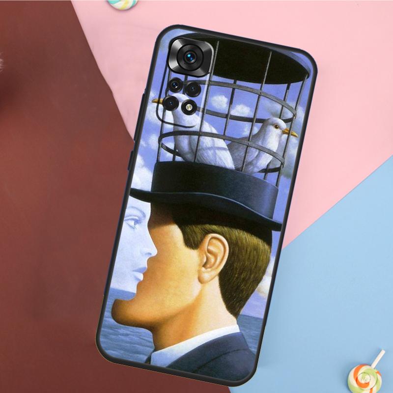 Rene Magritte Cover For Xiaomi Redmi Note 13 Pro 14 12 11 9 10 9S 10S 11S 12S Redmi 10C 12C 13C 14C Case