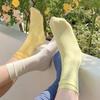 Socks, Breathable Socks, Bingbing Dui Postpartum Socks, Sweat-absorbing Mid-calf Socks, Thin Summer Anti-odor Socks