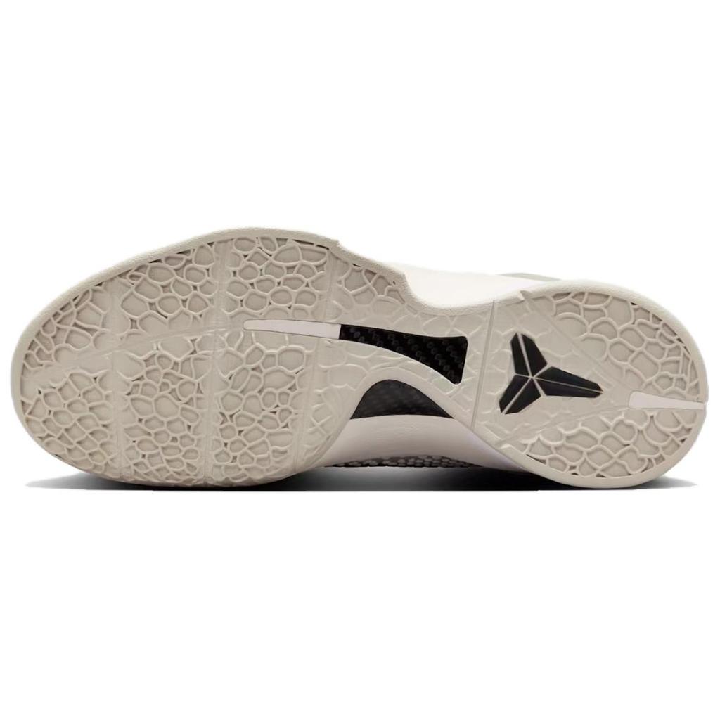 Nike נעלי סניקרס יוניסקס Zoom Kobe 6 Protro אולסטאר - מפרש קרם שחור עצם בהיר FQ3546-100