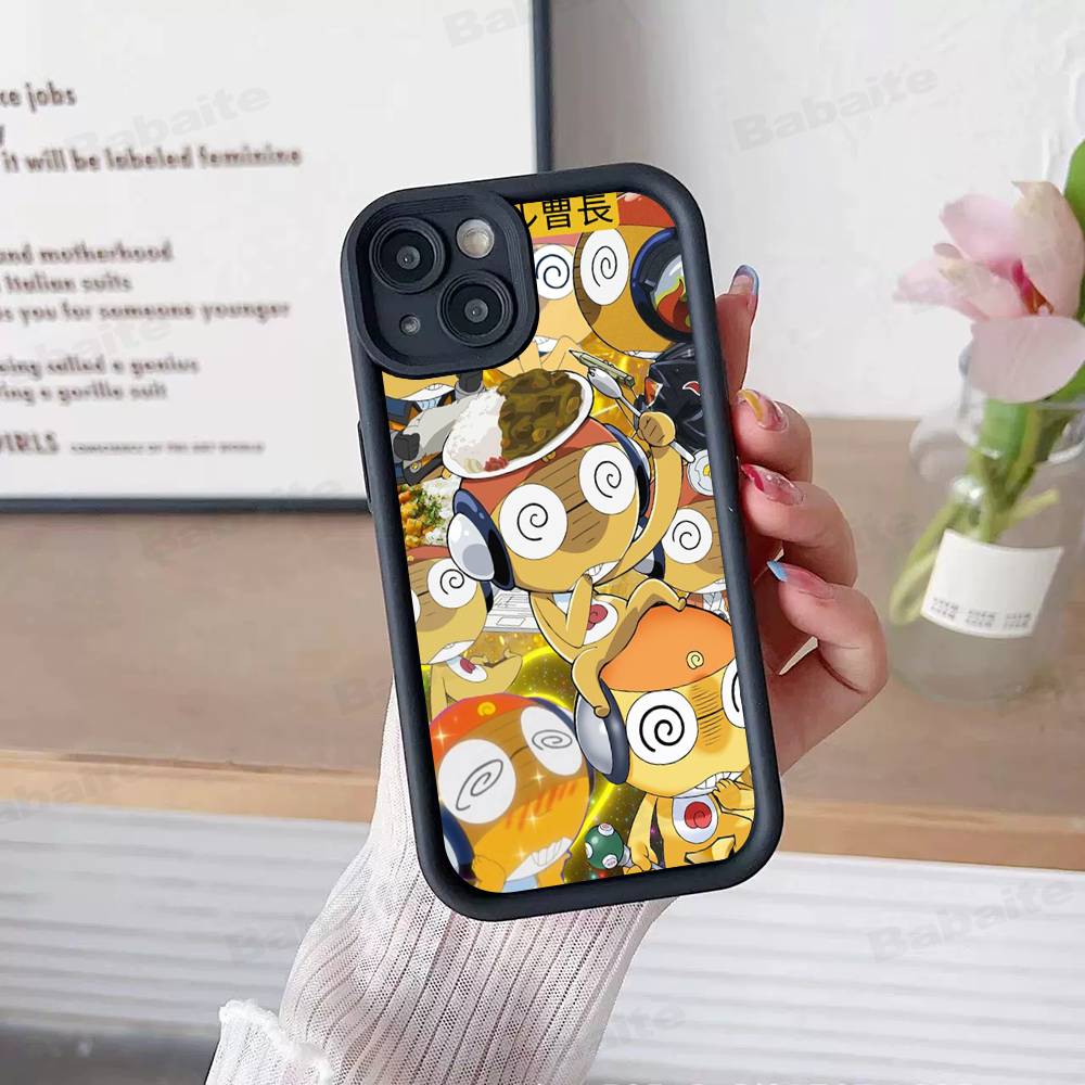 Keroro Frog Cool Gunsou Sergeant For IPhone 17 15 13 12 11 14 Pro Max X XR XS 16 Plus Shockproof Candy Back Cover