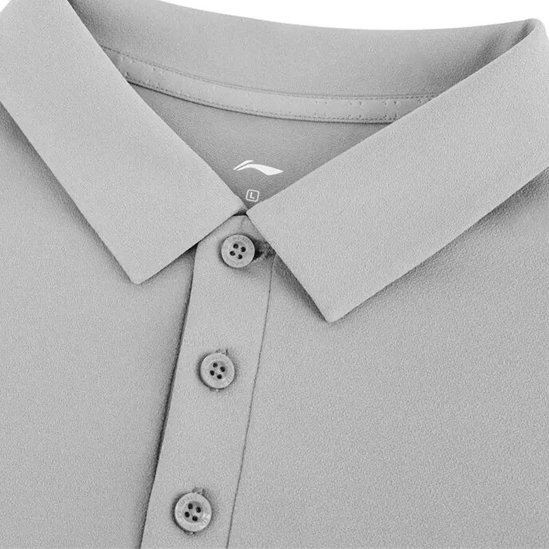 Li-Ning Plain Simple Short Sleeve Polo Shirt Comfortable Breathable Versatile Skin-Friendly Shorts Casual Sports Suit Unisex Suit APLV721-1+AKST543-3