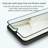AMORUS 2Pcs/Pack for Samsung Galaxy Xcover6 Pro 5G Tempered Glass Secondary Strengthening Silk Printing Full Glue Full Screen Protector
