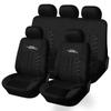 AUTOYOUTH Marque Broderie Ensemble de Housses de Siège Auto Ajustement Universel La Plupart des Voitures Housses avec Détail Bande de Roue Style Protecteur de Siège Auto