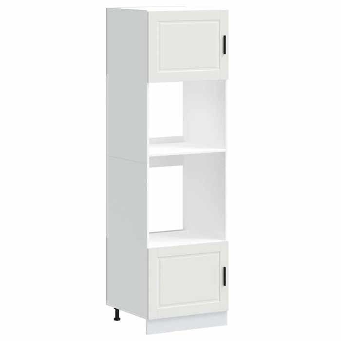 VidaXL Armoires de four 2 pcs Porto blanc bois d'ingénierie 3315051