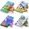 Baby Early Education Toys Tail Cloth Book Puzzle Parent-child Interactive Sound Ring Paper Baby Puzzle Exercise Toys