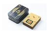 Gold Edition: Portable Mahjong Set with Plastic Tiles & Waterproof Poker Cards