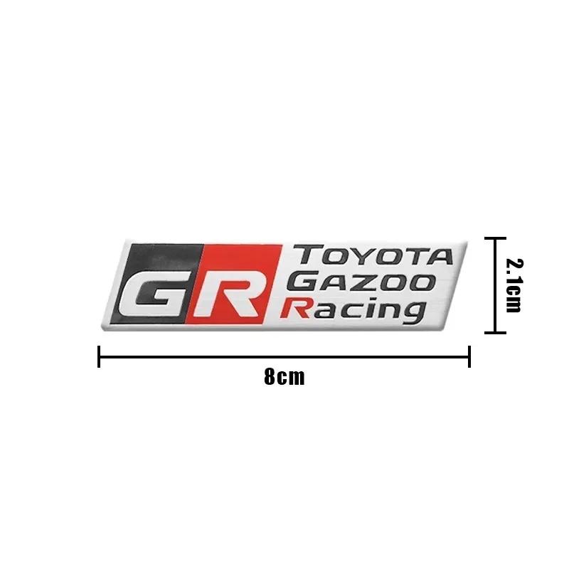 

Calcomanías con el logotipo del estilo deportivo GR para coches, adhesivos para la carrocería y el maletero, para Toyota Corolla