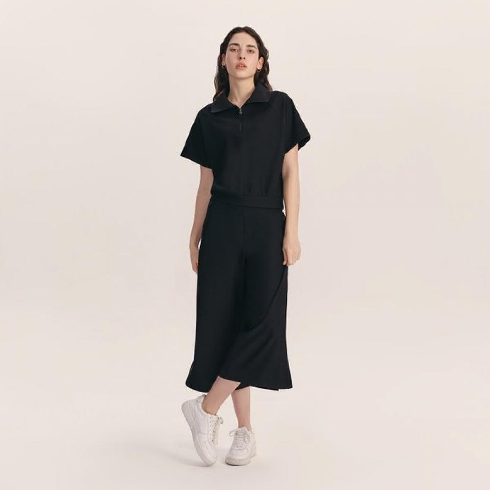 Huit Ribbed Wide 7 8 Pants Htwpn4i08t