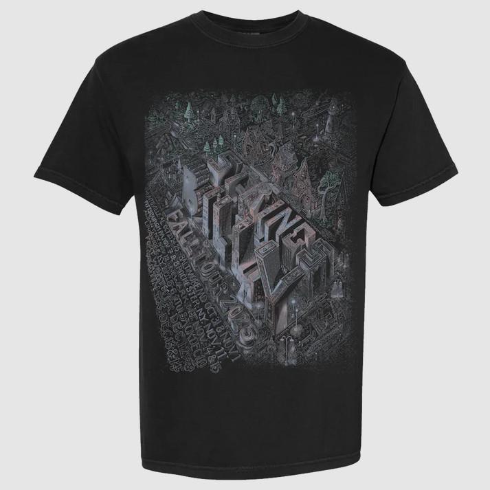 Billy Strings Fall Tour 2026 North American Poster Tee with Dates T-Shirt XL
