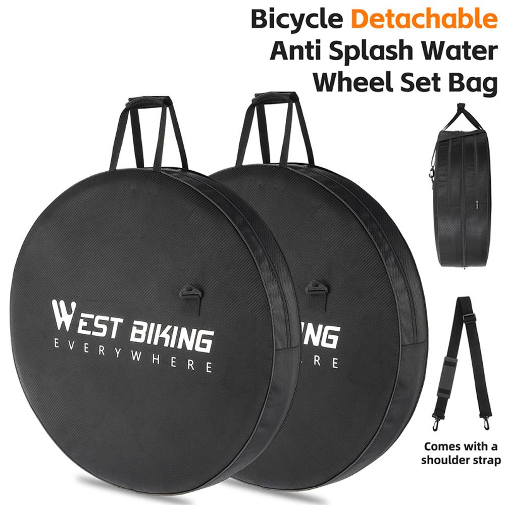 Bike Wheel Bag MTB Road Bike Wheel Oppbevaringsveskesett Bærbar oppbevaringsveske for 26-29 tommers sykkelhjul