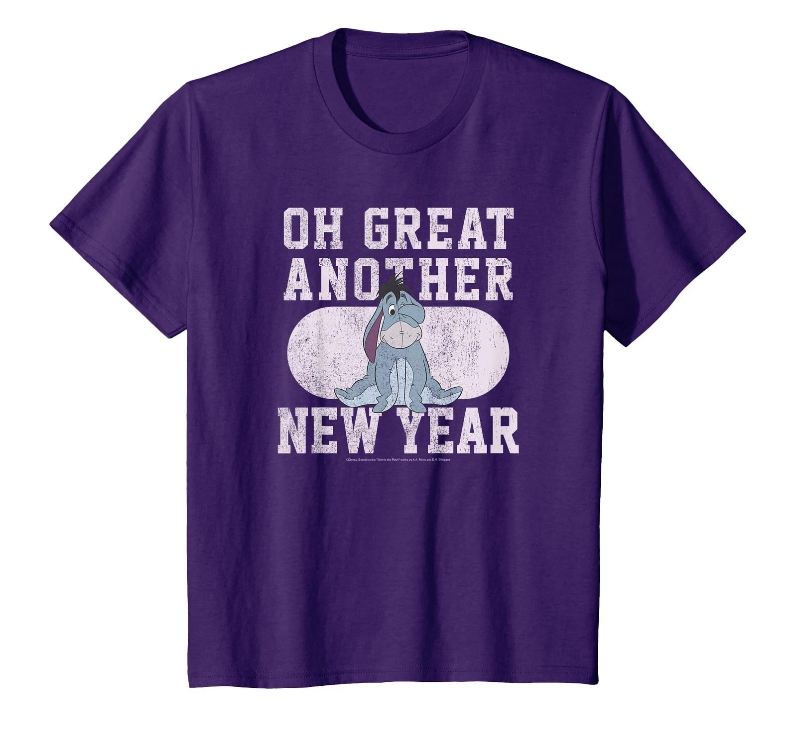 Disney Winnie The Pooh New Year S Eeyore Another Great Year T-Shirt_ 4XL