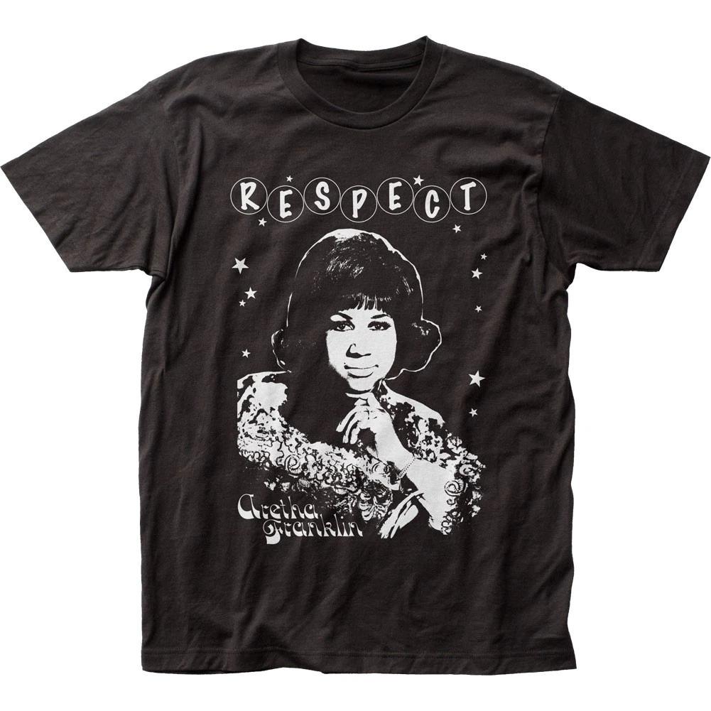 Aretha Franklin Respect Mens T Shirt Music Classic Soul Concert Tee New Black M