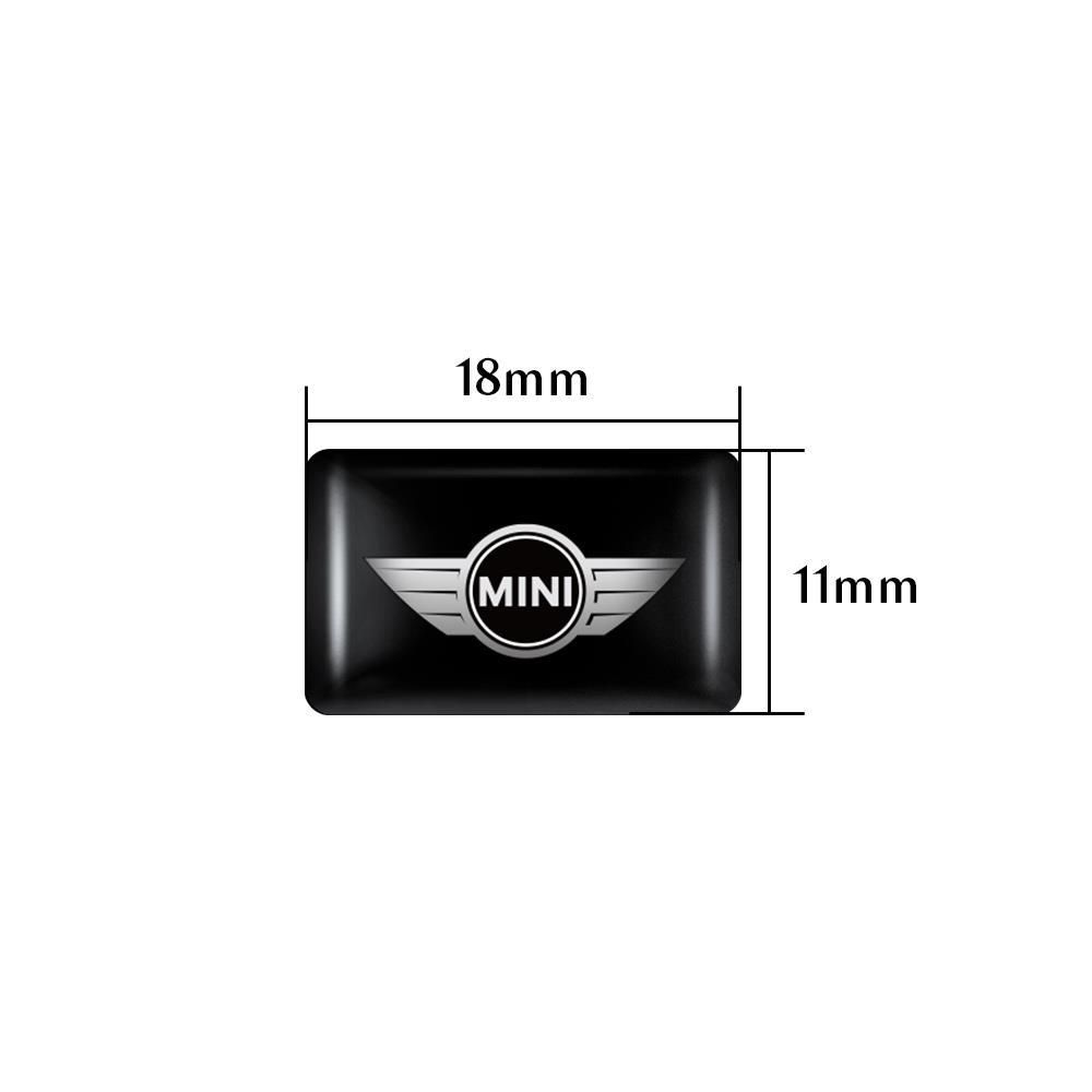 3D Epoxy Car Logo Badge Sticker Decoration Auto interior Accessories For MINI Cooper JCW WORKS R55 R56 F55 F56 R57 R58 R59 R60 mjewr55