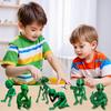 3D Printed Alien Figurine Toy Realistic Articulated Alien Model Stress-relief Fidget Figurine Dynamic Pose Alien Model