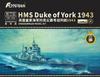 Flyhawk HMS Duke of York 1943 Deluxe Edition Plastic Model Kit FLYFH1118S 1/700 (Ship)