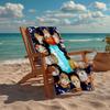 Ultra-Soft Beach Towel with Haikyu Theme,Ideal for Pool - Camping, Diving - Perfect Travel Essential, Vibrant Beach Towel.