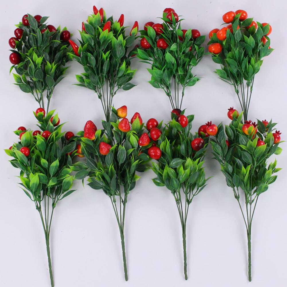 Simulated Plant Simulated Fruit Home Decoration Foam Orange Pepper Pomegranate