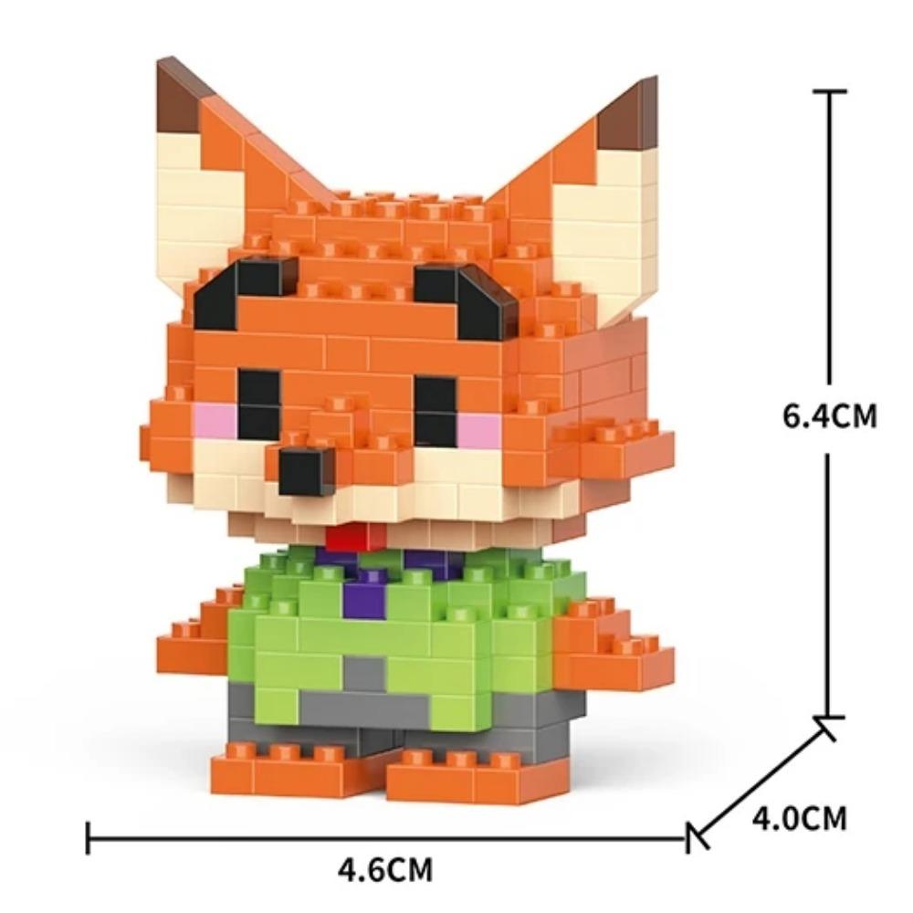 Disney Anime Princess Building Blocks Stitch Mickey Mouse mini Action toy Figures Blocks Toys Bricks Assemble Toys Kids Gifts