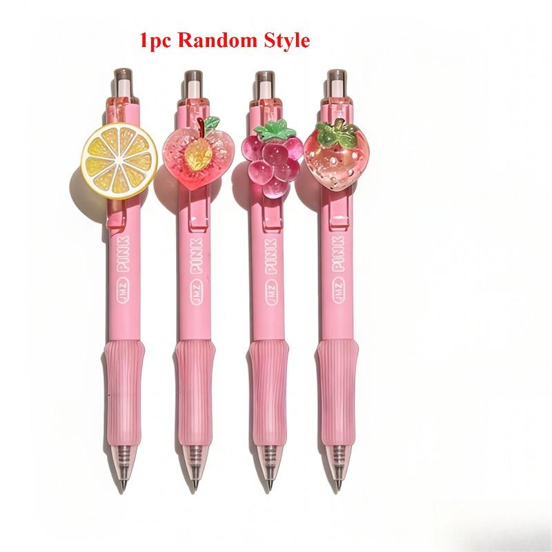 

1PC Iced Peach Boba Scented Pendant Pen 0.5mm for Writing Note-Taking, Relaxation and Gift Giving