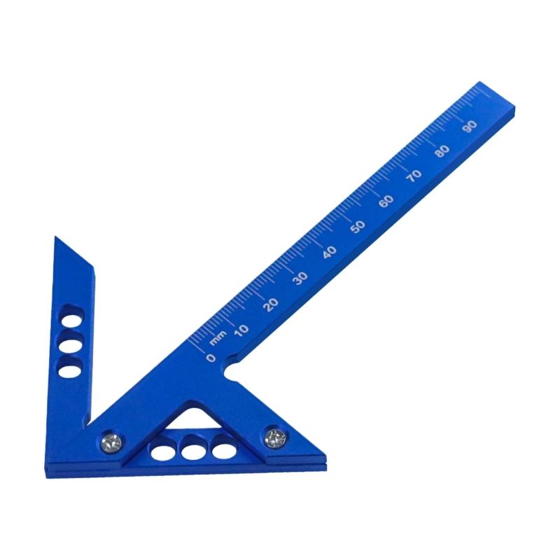 Hohe Genauigkeit Holzbearbeitungs-Mittelpunktsucher & Winkelmesser Aluminium-Anreißwerkzeuge Ergonomisches Holzbearbeitungs-Messwerkzeug