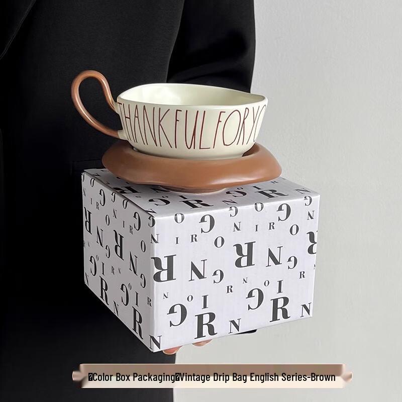 

Wutuo Ceramic Coffee Cup and Saucer Set