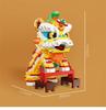 Yu Gao Lion Dance Micro Particle Building Blocks Toy-Compatible with Lego, New Year Edition.