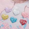 6Pcs Acrylic Heart Shape Diamond Art Magnetic Cover Holder DIY Diamond Embroidery Locator Diamond Art Accessories