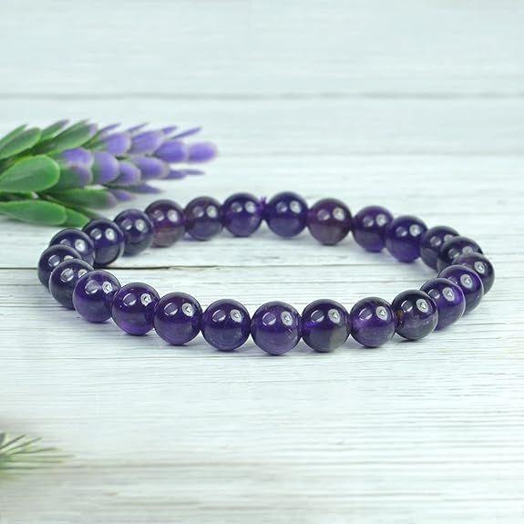 Astrology Certified Amethyst Bracelet for Men & Women | Natural Healing Crystal