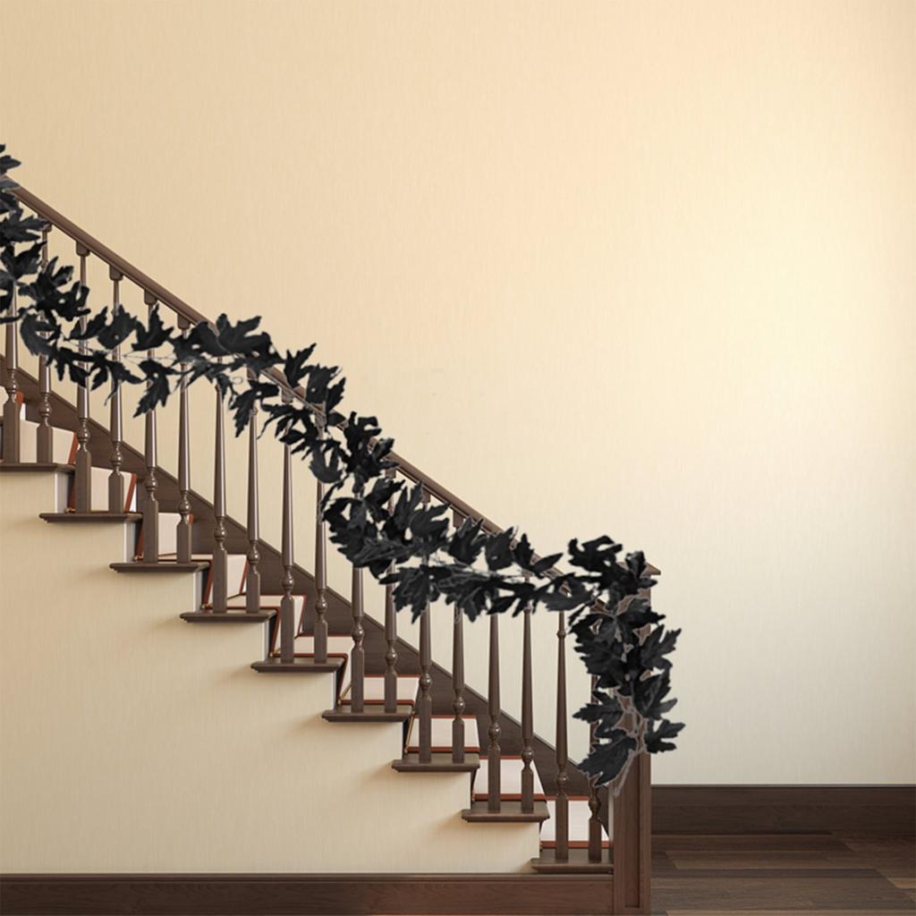 175 cm plante artificiale de interior frunze de arțar artificiale flori de mătase festival alb ghirlanda agățată artar viță de vie decorare pentru nunta decorațiuni de nuntă