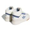 Adidas Originals Drop Step Series Trendy Comfortable Non-Slip High-Top Skate Shoes Unisex Skate Shoes White Blue IF2674