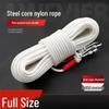 8mm Nylon Safety & Climbing Rope with Double Hooks