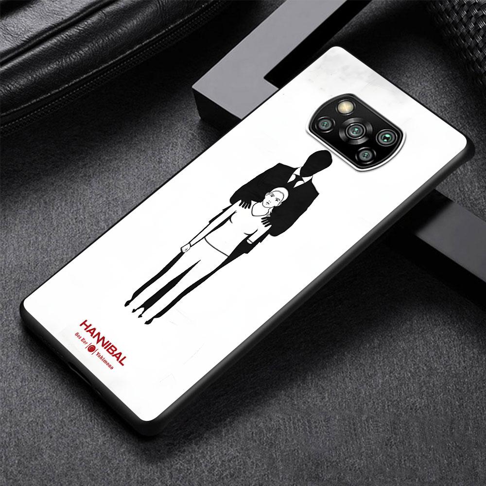 

Чехол Hannibal TV для Xiaomi Poco M5s X3 NFC X5 F3 M4 M3 Pro, черный, силиконовый, мягкий чехол для телефона Xiaomi Poco X3 Pro