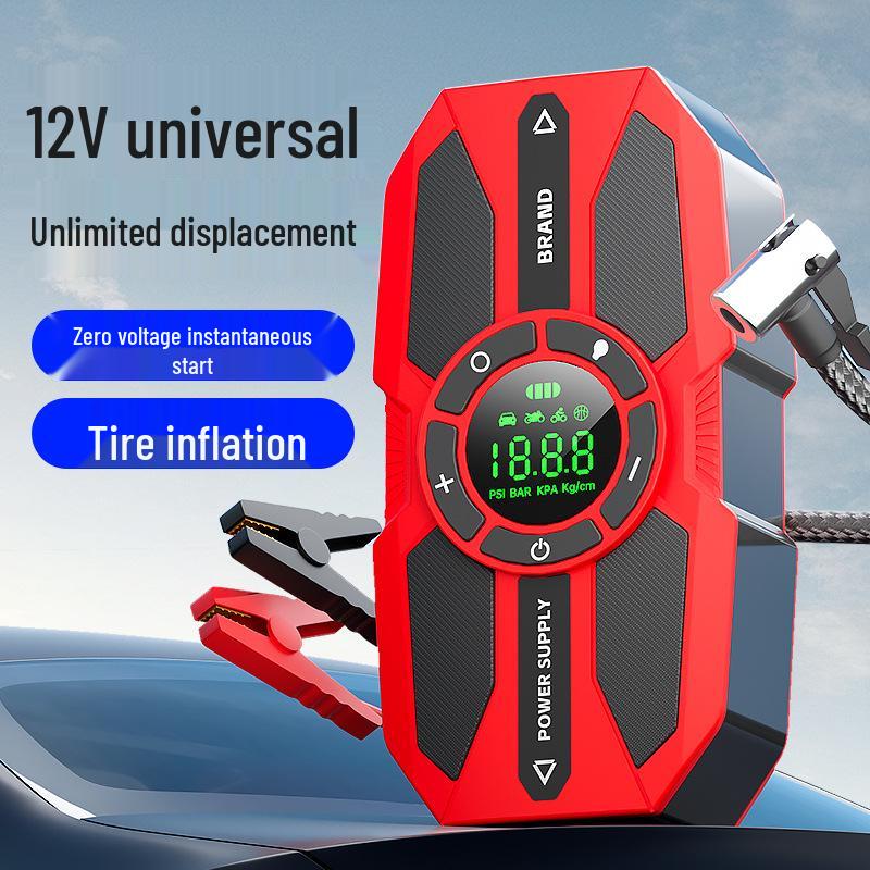 Dual Function Car Jump Starter & Air Pump with High Capacity