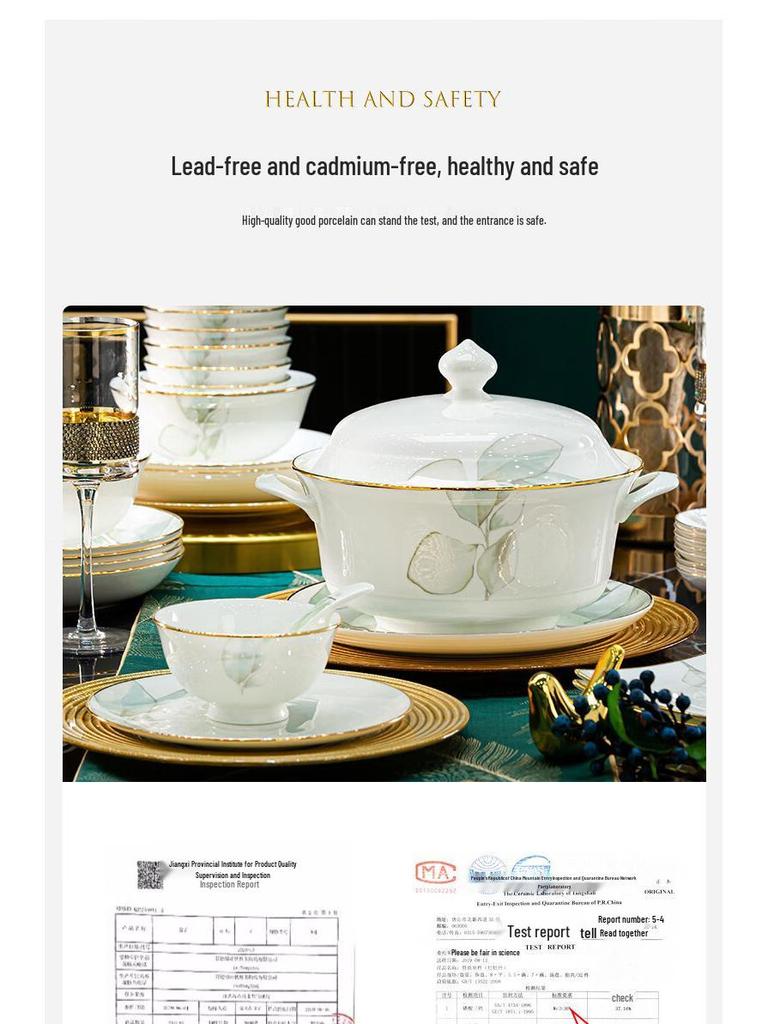 Luxus Keramik Geschirrset: Schüsseln, Teller und Essstäbchen - Perfektes Einzugsgeschenk