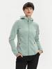 Куртка CMP Woman Fleece Jacket Fix Hood (3H19826) Knit/Tech Melange Hoody (3H19826) jade/bianco