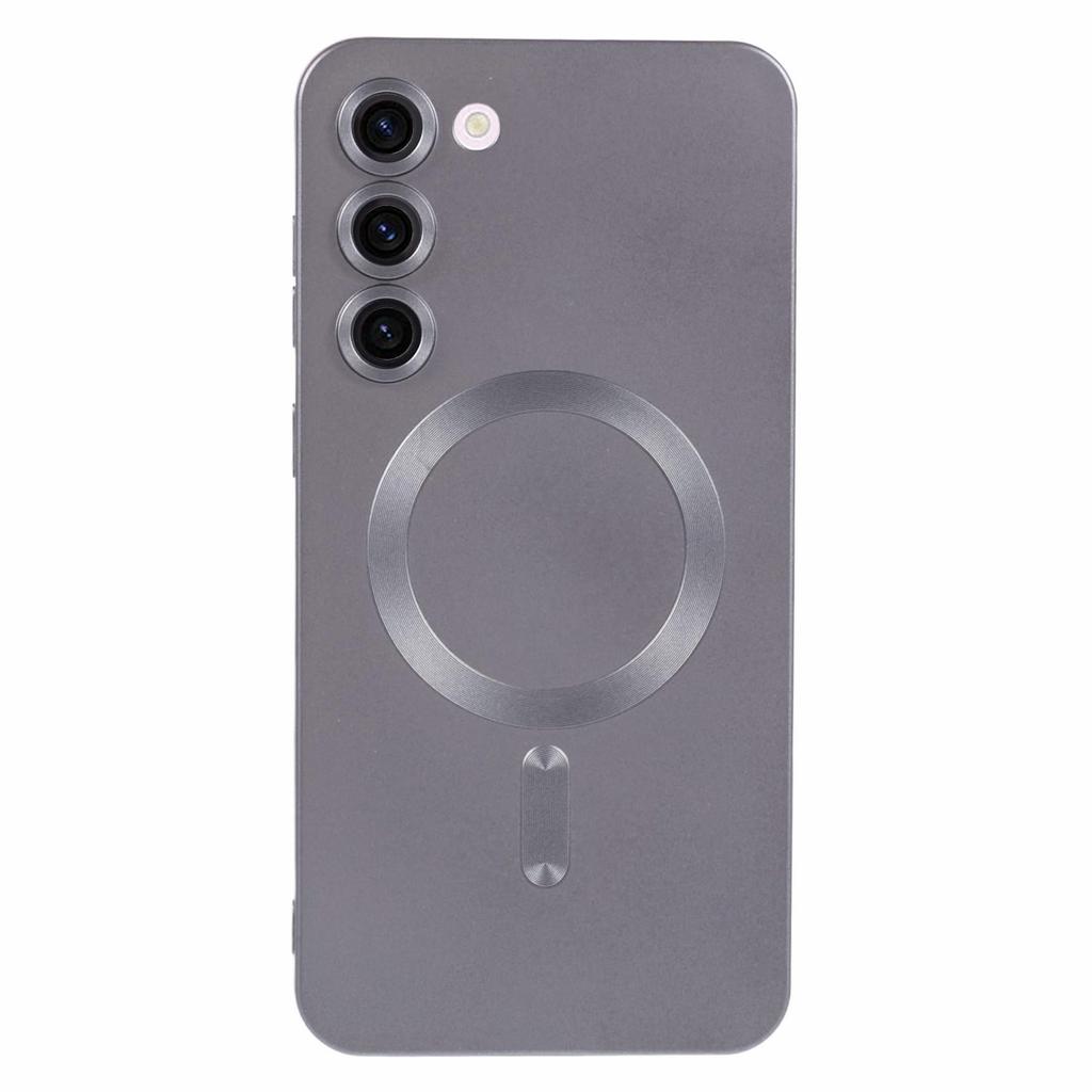For Samsung Galaxy S22 5G TPU Case Compatible with MagSafe Rubberized Slim Phone Cover with Lens Film