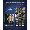 AI Translation Earbuds188 Languages Translator Earphones Audifonos Traductores Inglés Español Translating Device Noise Cancelling Translate Ear Buds