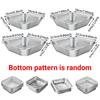 30Pcs Square Aluminum Foil Baking Trays 6/7/8/9inch Aluminum Foil Bowl Air Fryer Pans  Meal Prep