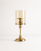 Gold Candle Holders Metal Candlestick Flower Vase Table Centerpiece Event Flower Rack  Road Lead Wedding Decoration New