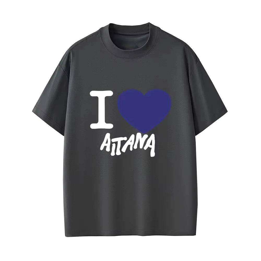I Love T-shirt Men's Women Fashion Pop Music Streetwear Unisex Casual Oversized T Shirts Male Vintage Tshirts