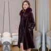 Long Over-the-knee Coat for Women Plus Size Thickened Winter Outerwear Middle-aged Mother's Clothing