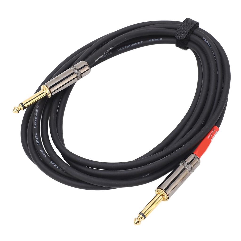Gitarren-Audiokabel 1 4-Zoll-Stecker rechtwinklig Abschirmung Rauschunterdrückung Instrumentenkabel für Bass Keyboard Schlagzeug
