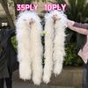 DIY Weißer STRAUSSENFEDER boa 1 6 10 15 35lagig Straußenfeder boa Besatz Tanzkleid Hochzeit Basteln Halloween Kundenspezifische Lieferung auf Lager