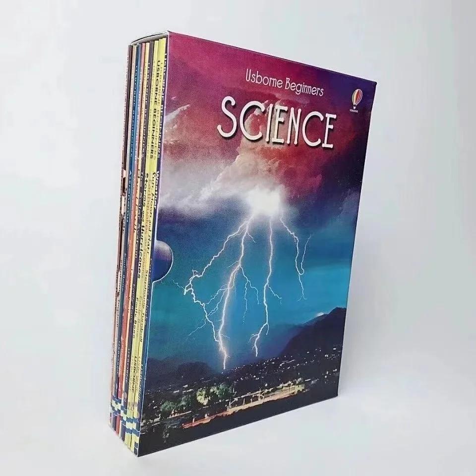 

10 Books/Set Paperback Usborne Beginners Science Children Interesting Science Book Kids Students English Reading Picture Book science