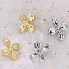 Clover, Brass, Handle, Light Luxury, Simplicity, Drawer Clothes Cabinet Door Handle, Flower, Brass Handle