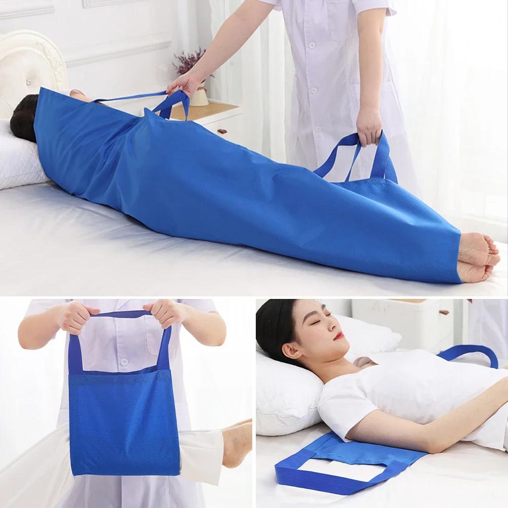 Elderly Disabled Transfer Belt Bed Nursing Shift Pad Turn Over Auxiliary Belt Bedridden Patient Transport Carrying Mobile Belt