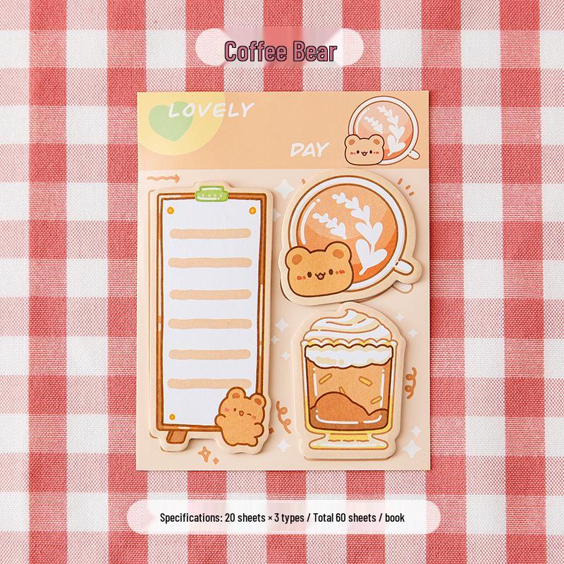 Irregular Shaped Cartoon Sticky Notes Memo Pad