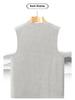 Men's Summer Linen Tang Suit Vest - Lightweight, Loose Fit, Sleeveless, Perfect for Middle-aged and Elderly.