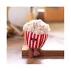Portachiavi Pupazzo Peluche Popcorn Carino Bambini Ciondolo Decorazione Zaino