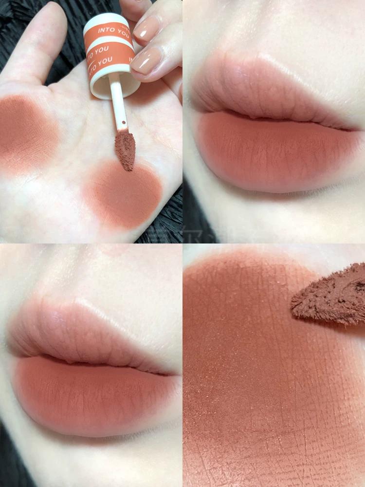 into You Lip Mud Cameo Brown Nude Lipstick Female Gray Pink Velvet Matte Lip Gloss Genuine Goods Official Flagship Store